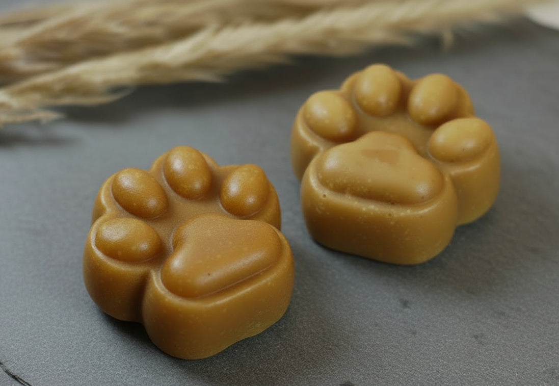 Hundeseife Pfoten Schutz gegen Zecken mit Neemöl & Schwarzkümmelöl