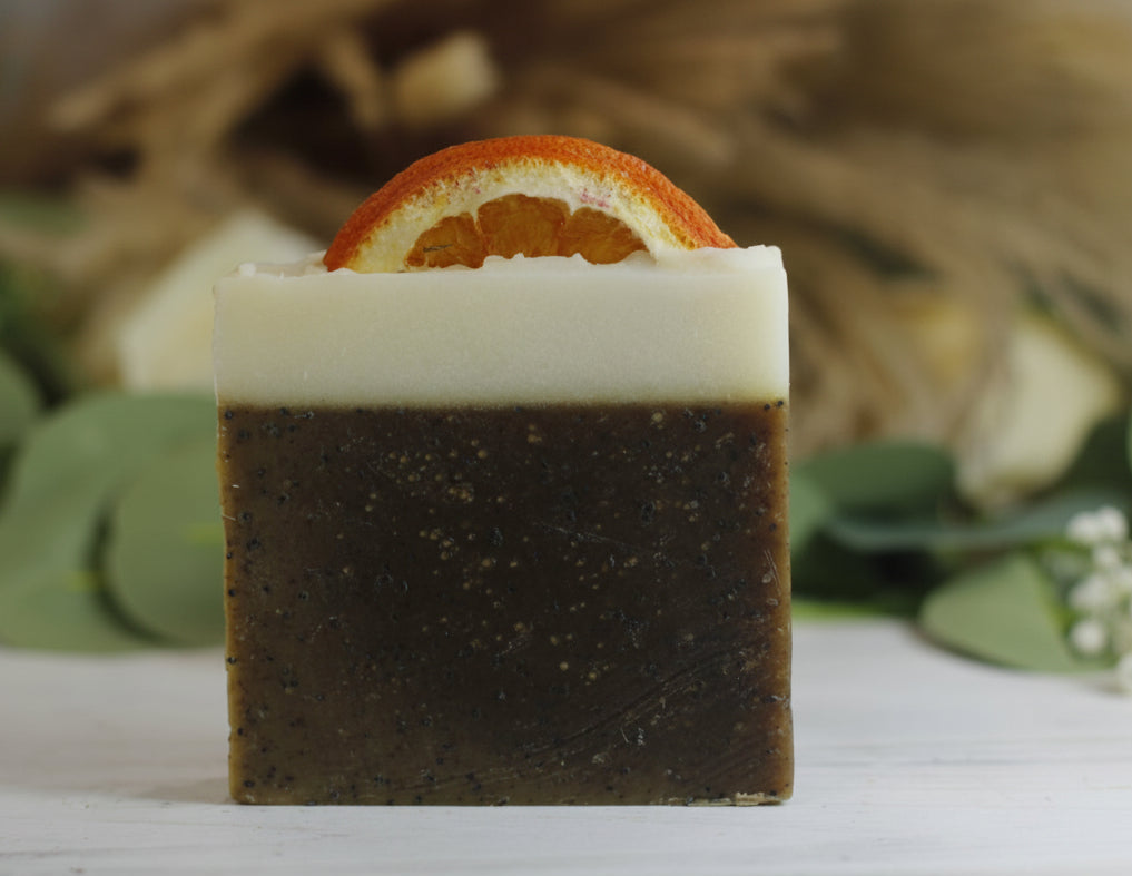 Kurkuma-Mohnsamen Peeling Naturseife für Extrapflege
