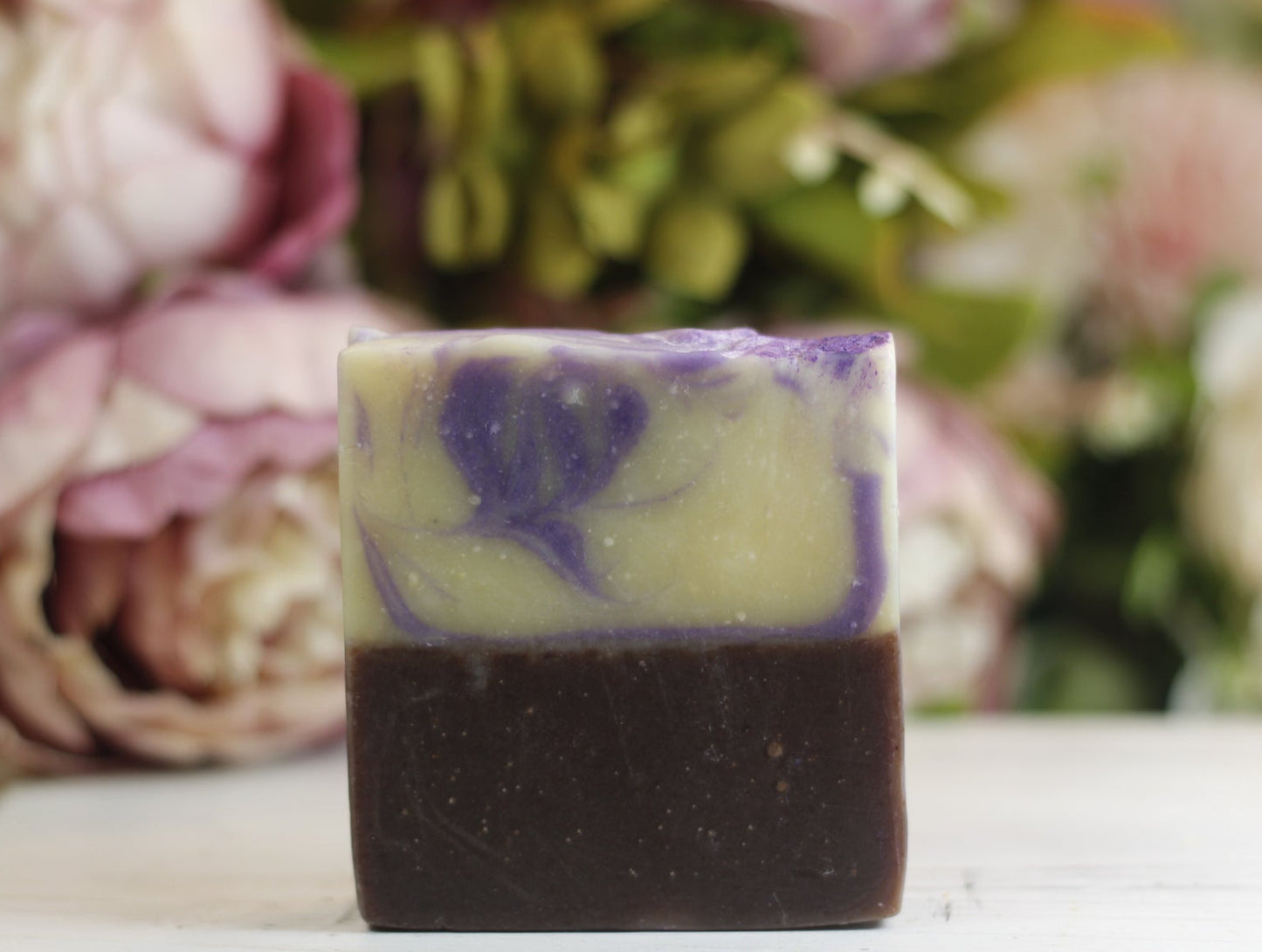 Sapone naturale al geranio rosa