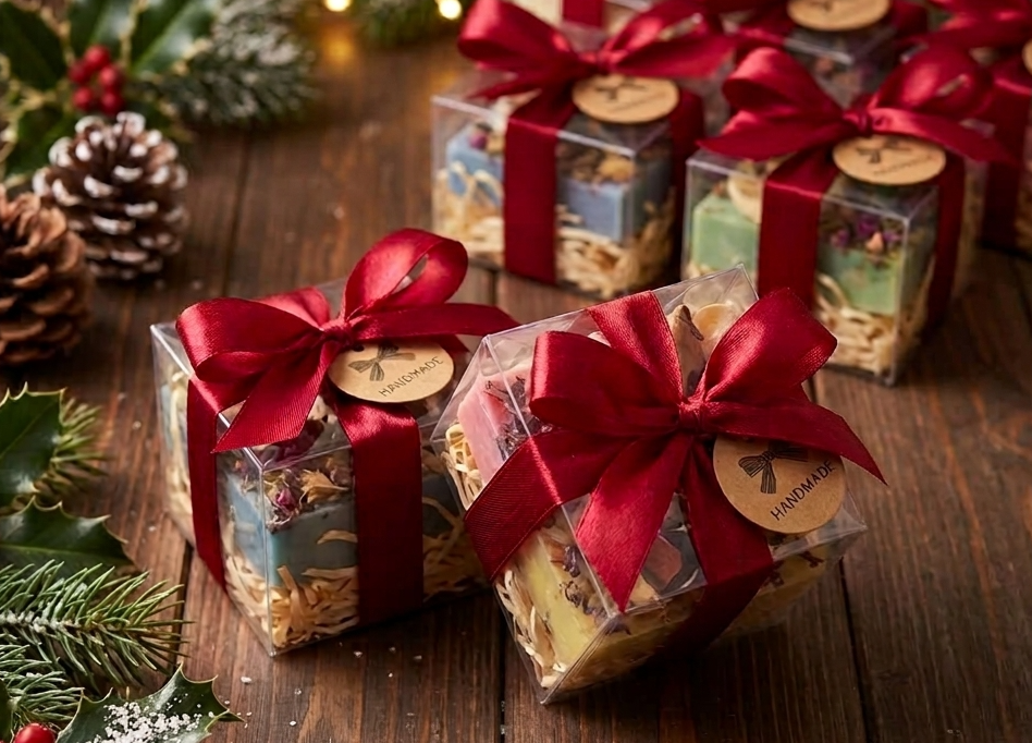 Set regalo: il regalo ideale con il sapone alla rosa e lavanda
