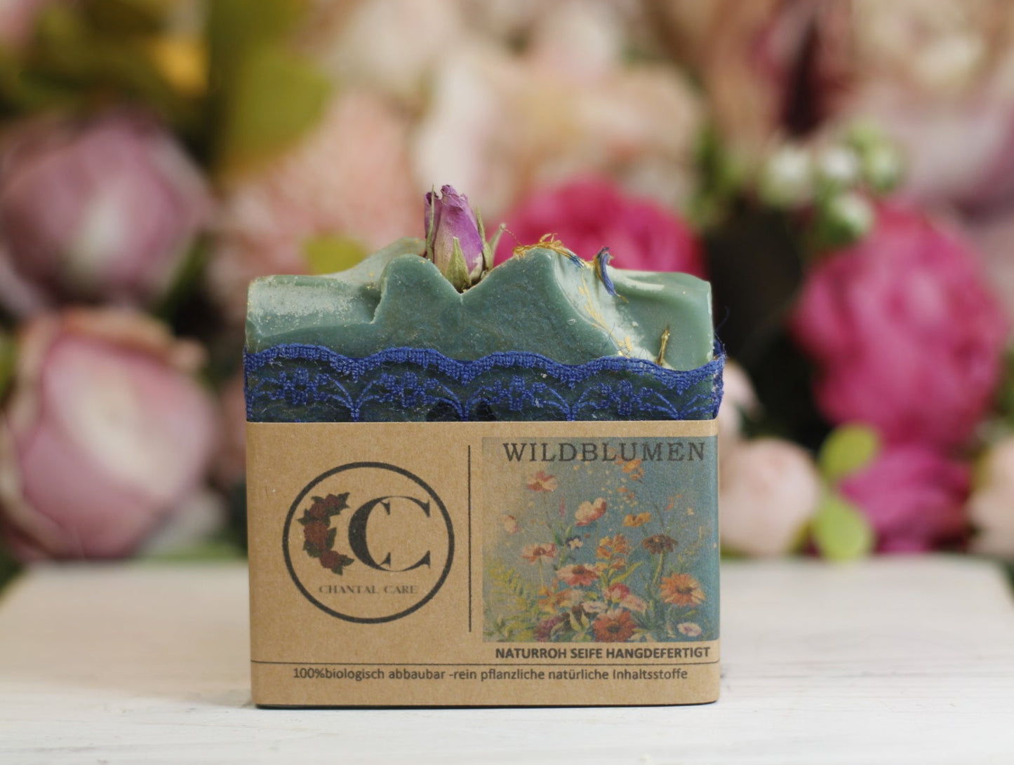 Wildblumen Naturseife