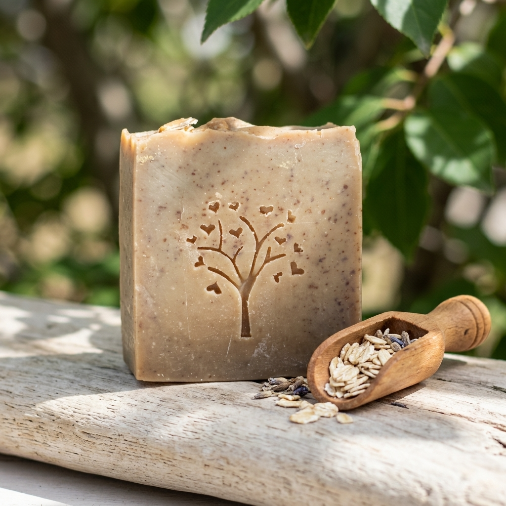 Oat natural soap (with wheat germ oil)