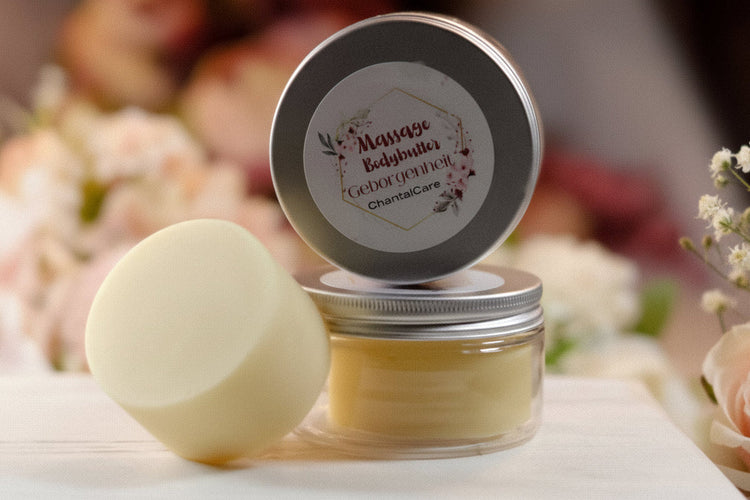 Massage Bodybutter mit ätherischen Ölen