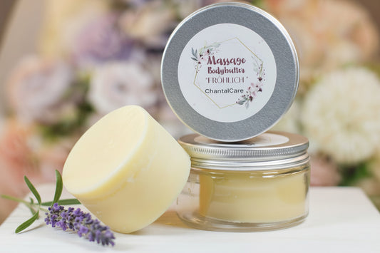 Massage Body Butter "Cheerful" with Lavender & Argus Scent