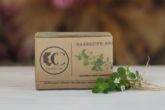 Haarseife Brahmi gegen Haaarausfall oder Stärkung der Haarwurzel
