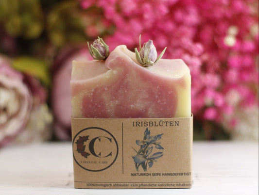 Irisblüten Naturseife