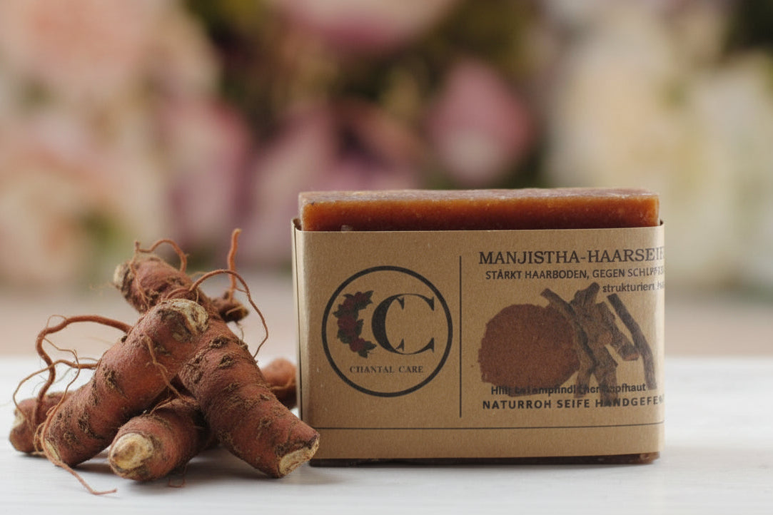 Haarseife Manjistha gegen Schuppen