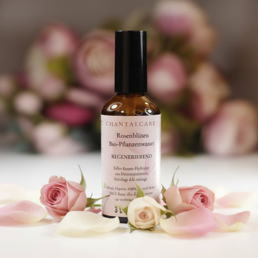 Rosenblüten Bio-Pflanzenwasser